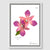 Pink Orchid Framed Canvas Print