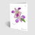Lavender Orchid Notecard